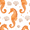 Orange Seahorse, variant on FORMRS Boys Rash Guard with Short Sleeves UPF 50+ Swim Shirts Sizes 3-12T, White Starfish