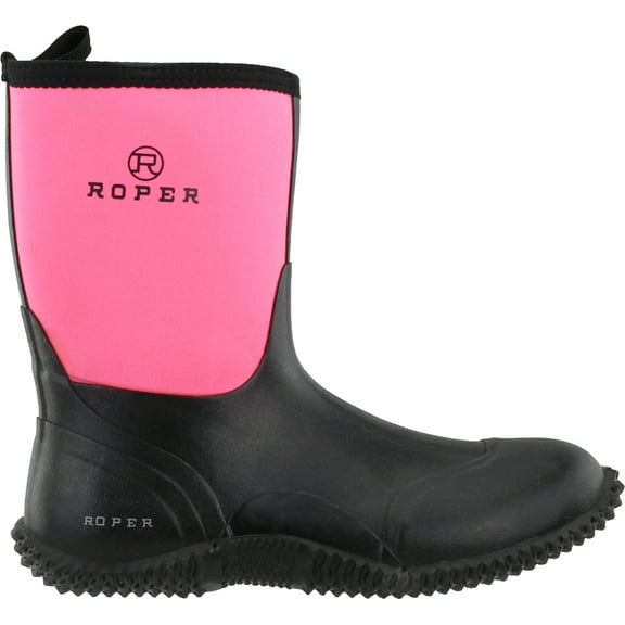 Roper Womens Barnyard 9 Inch Round Toe Rain Mid Calf Boots