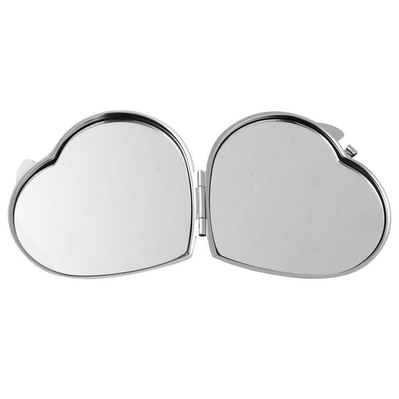NICEXMAS Makeup Mirror Silver 1Set 2.8x2.8x0.4in