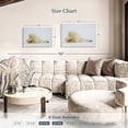 thumbnail image 4 of Elephant Stock Lazy Polar Bear Wall Art - Horizontal Canvas Wall Art - Living Room Wall Decor - Animal Canvas - White And Beige Decor - 36" x 24", 4 of 8