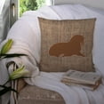 thumbnail image 3 of Carolines Treasures BB1017-BL-BN-PW1414 Walrus Burlap and Brown   Canvas Fabric Decorative Pillow BB1017 14Hx14W, 3 of 4