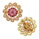 thumbnail image 3 of 24 Uds. Broches de flores, alfileres de ramillete de diamantes de imitación para boda nupcial Diy, 3 of 5