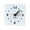White, variant on Minimalist Tabletop Clock Creative Pendant Impact-Resistant Easy to Use Battery Powered Bedside Table Clock
