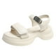 thumbnail image 1 of Sandalias Planas Cómodas Sandalias De Cuña De Suela Gruesa Sandalias De Playa De Verano para Mujer, 1 of 9