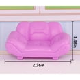 thumbnail image 6 of 9pcs Miniature Accessories Set for Lps Cat Dog Mini Toy Figurines,Include TV Sofas Chairs and Radio, 6 of 7