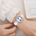 thumbnail image 6 of Lunxisen 3 Pcs Women's Rhinestone Quartz Watch Date Display Waterproof Leather Strap Elegant Dress Watch Gift, 6 of 8