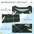 thumbnail image 2 of FORMRS Boys Rash Guard Short Sleeves Swim Shirt Quick Dry UPF 50+ Sun Protection, Sizes 3-12T, Green Plants, 2 of 6
