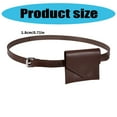 thumbnail image 5 of Trendy Belt Bag For Everyday Use Practical And Lightweight Design Waist Bags PU Leather Wallet Purse For Easy Carrying, 5 of 13