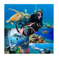 thumbnail image 4 of Kit De Gafas Buceo Con Snorkel Buceo Silicona 180°ajustables Rosa Malubero Gafas De Buceo, 4 of 4