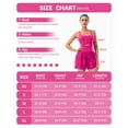 thumbnail image 3 of Womens Yoga Outfits Workout Romper Onesie with Padded Bras Sleeveless One Piece Shorts Atheletic Running Jumpsuit Clothes Set, 3 of 6