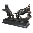 thumbnail image 4 of Wall Street Taureau de Marché des Actions avec Statue d'Ours, 4 of 7