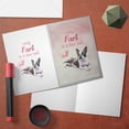 thumbnail image 3 of Every Fart is Love Note Boston Terrier Guilty Face Happy Valentine's 5x7in Folded Greeting Card Gentleman Dog Lover Gifts Single Note Card with Envelope - 01016, 3 of 5