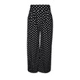 thumbnail image 4 of XFLWAM Women's Polka Dot Palazzo Pants High Waisted Wide Leg Pants Hidden Zipper Loose Casual Trousers with Pockets, 4 of 6