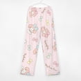 thumbnail image 3 of Kuromi And My Melody Pajamas Pants Soft Elastic Waist PJ Bottoms Comfy Lounge Long Pants, 3 of 7