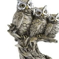 thumbnail image 5 of CUTICATE Owl Figurines Owl Sculpture Home Decor Animal Statue Owl Statue for Living Room Bookshelf ,Table Centerpiece Furnishing Decor Gray, 5 of 6