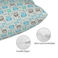 thumbnail image 5 of Kll Owl Pillow Covers Envelope Closure,Super Soft And Cozy Fuzzy Fleece Pillow Case Cover 16"X24", 5 of 9