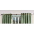 thumbnail image 2 of Lined-Olive Green Ring / Grommet Top Velvet Curtain / Drape  -60W x 84L-Piece, 2 of 2