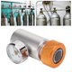 thumbnail image 4 of CO2 Tank Refill Adapter Safe Soda Maker Adapter Replacement Polished With 3000psi Pressure Gauge For Kitchen Dining ANGGREK Herramientas, 4 of 8