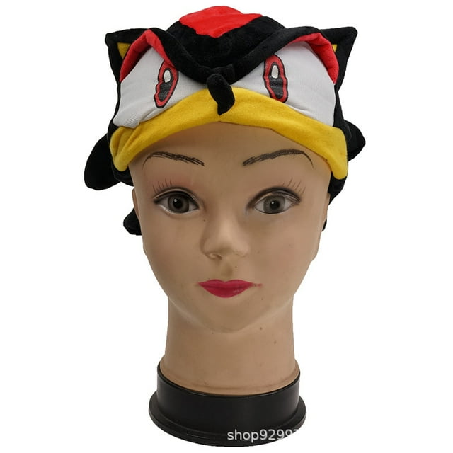 Sombrero para cosplay, diseño de sombras y erizos, cálido y suave, disfraz