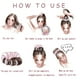 thumbnail image 4 of Rizador de pelo suave mágico, rizador de pelo perezoso sin calor durante la noche, rodillos para el pelo, cola de caballo, diadema con cabeza de bola, moño, herramientas de peluquería para mujeres de, 4 of 5