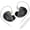 Black With Mic, variant on KZ AS10 Pro 5 BA Drivers in‑Ear Monitors Headphones Silver‑Plated Cable Wired IEM Earphones 3.5mm Detachable 0.75mm 3‑Pin for Musicians Audiophiles