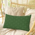 thumbnail image 4 of Happy St. Patrick's Day Pillow Covers, Linen Long Throw Pillow Case, Spring Lucky Green Grasses Rustic Holiday Pillow Protector Decorative Cushion Cover for Living Room/Bedroom 12" x 20", 4 of 8