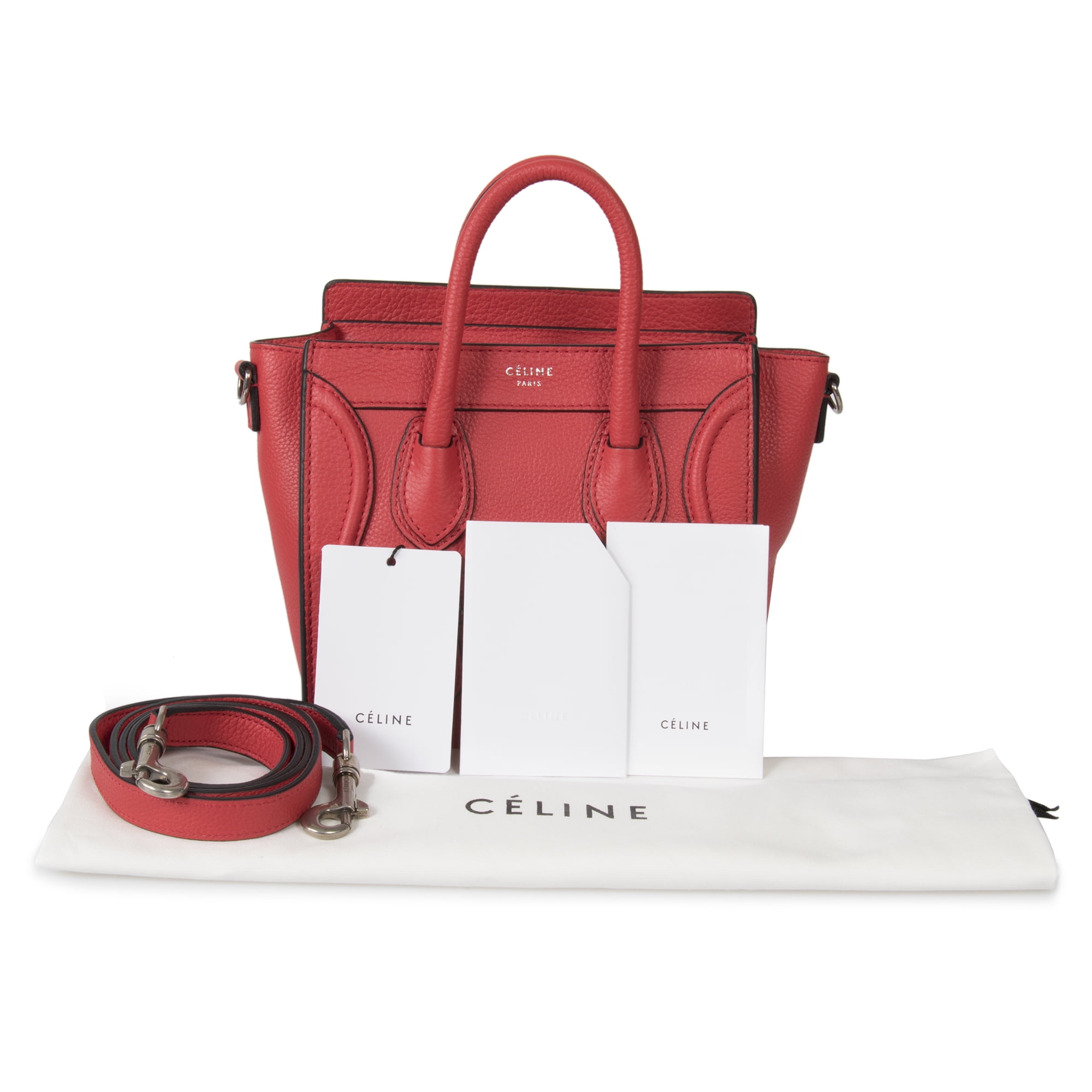 Celine top nano red