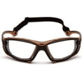 thumbnail image 2 of Carhartt Toccoa Safety Glasses, Black/Tan Frame, Clear H2MAX Anti-Fog Lens, 2 of 4