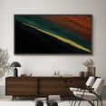 thumbnail image 4 of Large Framed Canvas Wall Art Modern Abstract Landscape Print for Living Room Decoration - 60"x30" Black Framed, 4 of 8