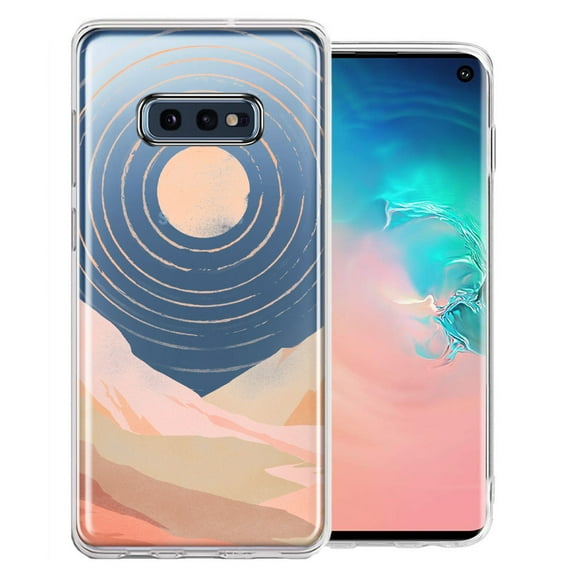 MUNDAZE For Samsung Galaxy S10e Desert Mountains Design Double Layer Phone Case Cover