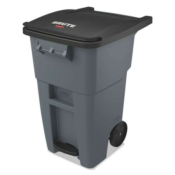 Rubbermaid Commercial Products 50 gal Brute Recycling Rollout Container
