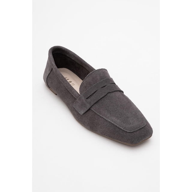 Morne - Mocasines de ante gris gris 27 CM