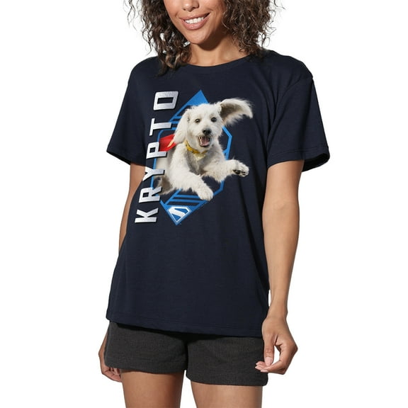 Superman 2025 Krypto Diamond Women's Loose T-Shirt