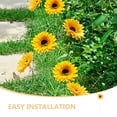 thumbnail image 3 of OHOIOLLA 10Ud Estacas De Jardín Con Girasoles Artificiales Amarillos Para Uso Exterior Fácil Instalación, 3 of 8