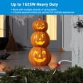 thumbnail image 2 of DEWENWILS 25FT Extension Cord Candy Cane Color for Christmas Tree Lights, Evenly 3 Outlets 16 AWG Plug with Safety Cover Weatherproof, 2 of 7
