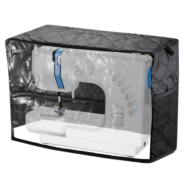 Sewing Machine Dust Cover, Sewing Machine Protective Cover with Storage