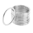thumbnail image 3 of 10 Unids Aros Metal Resistente para de , é, Plata Sunnimix Anillo de hierro aro de hierro macramé, 3 of 8