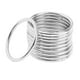thumbnail image 4 of 20 Juegos De Anillos Sunnimix Aros De Hierro Chapado Dorado/Plateado 35 mm, 4 of 8