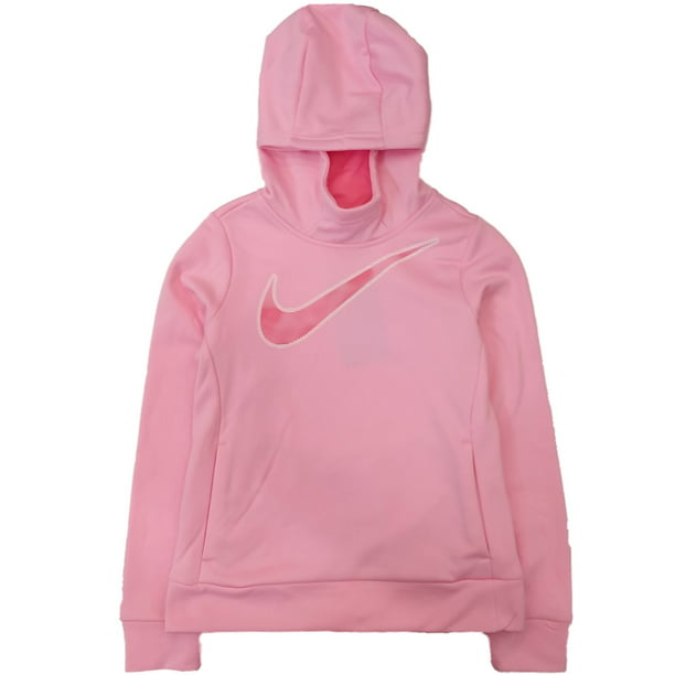 Nike - Nike Therma Girls Light Pink Hoodie Sweatshirt Jacket Dri-fit ...