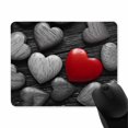 thumbnail image 2 of Red Heart Cute Mouse Pad for Desk with Non Slip Rubber Base, Love Gaming Mousepad, Waterproof Small Computer Mouse Pad for Wireless Mouse Home Office Working 71C, 2 of 2