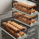 thumbnail image 2 of Advancent Caja de almacenamiento de huevos con cuerpo transparente estilo diapositiva y escala de frescura de 31 días adecuada Organizadores de utensilios de cocina Blanco transparente, 2 of 6