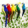 thumbnail image 3 of Simulación Hecha A Mano Loro Pluma Césped Estatuilla Ornamento Animal Pájaro Jardín Pájaro Prop Decoración Yuarrent HA024215-01, 3 of 5