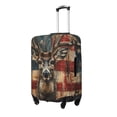 thumbnail image 2 of Uemuo American Flag Deer Art Printed Washable Luggage Cover - Fashion Suitcase Protector Fits 18-32 Inch Luggage -Small, 2 of 9