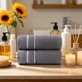 thumbnail image 1 of Velvet Towel Soft Absorbent Towel For Dormitory Home Bathroom Dry Towel For Daily Use, 1 of 6