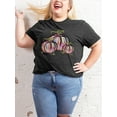 thumbnail image 3 of XCHQRTI Pumpkin Plus Size Women Tshirt Its Fall Yall Thanksgiving Short Sleeve Graphic Tees, 3 of 8