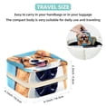 thumbnail image 5 of Corgi Travel Portable Square Jewelry Box Organizer: Ideal Solution for Rings, Earrings, Necklaces, Bracelets, and More! Gift for Girls and Women., 5 of 6