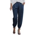 thumbnail image 6 of Sngxgn Women Pants Stretchy Work Slacks Casual Straight Leg Trousers with Pockets(White,L), 6 of 7
