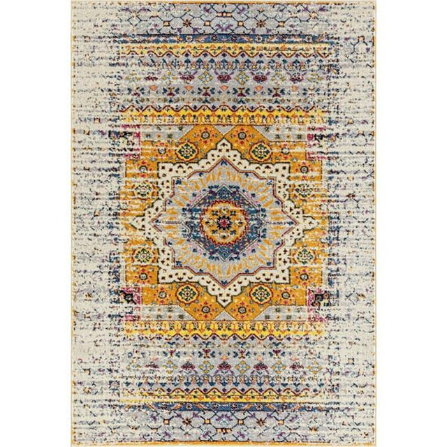 Amer Rug MAN332606 2 ft. 6 in. x 6 ft. Manhattan 33 Power-Loomed Runner Rug - Ivory