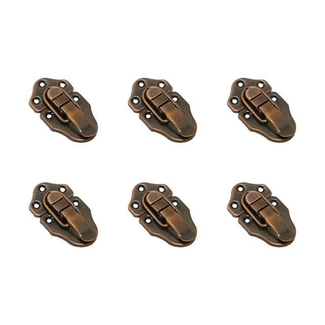 Baohd 6pcs/set Unique Imitation Antique Case Latches Long-lasting And Easy Replacement Corrosion-resistant Honggu 1Set