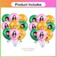 thumbnail image 6 of Demon Slayer Balloons Cake Topper Party Supplies Birthday Set Decorations Kit Fans, 6 of 7